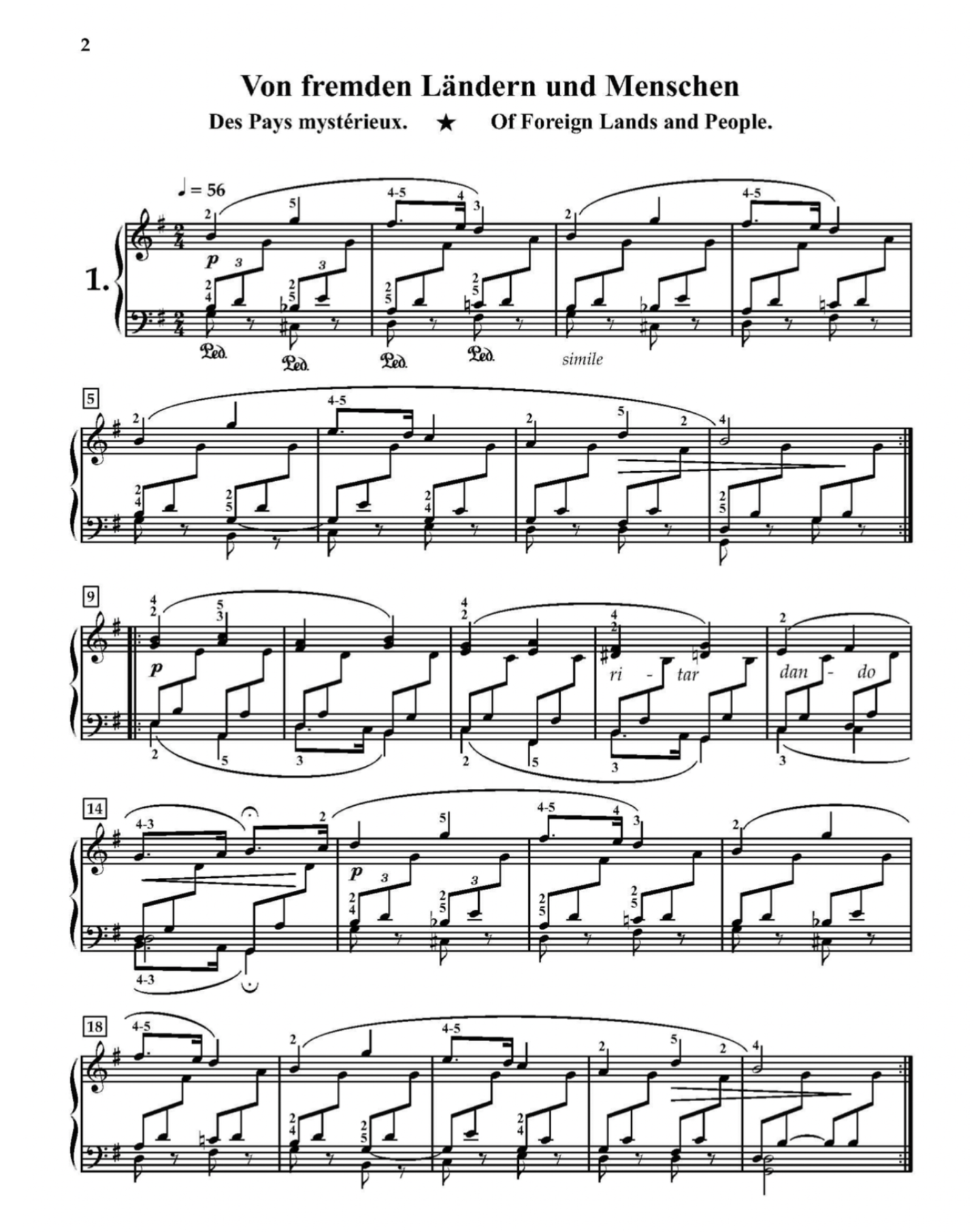 SCHUMANN: Kinderszenen, Op. 15 (ed. Hall) — BachScholar®